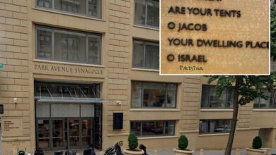 NYC vandal scrawls 'Palestine' on wall of Park Avenue Synagogue