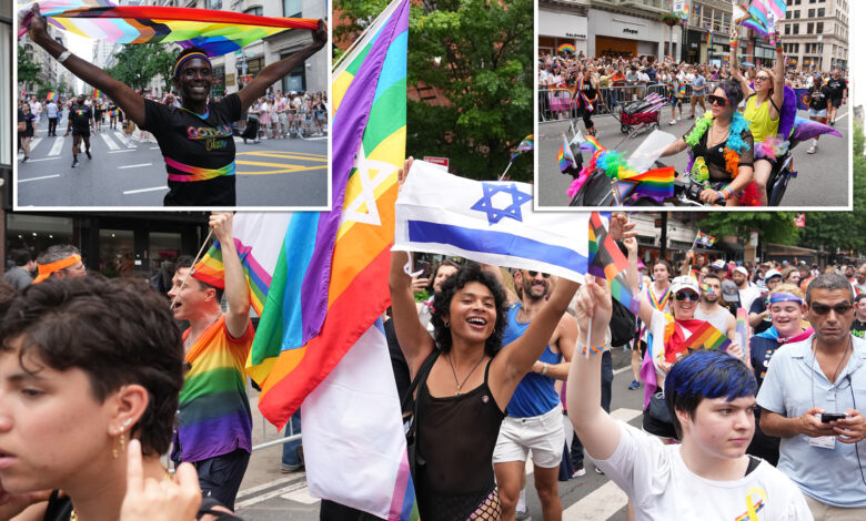 Rainbows defy mugginess and gray skies as thousands march in NYC Pride parade