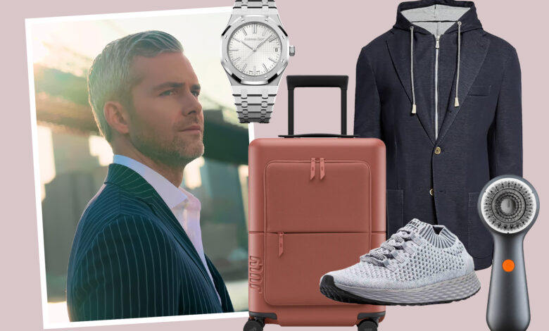 Real estate mogul Ryan Serhant on his favorite skincare, workout essentials and his new book