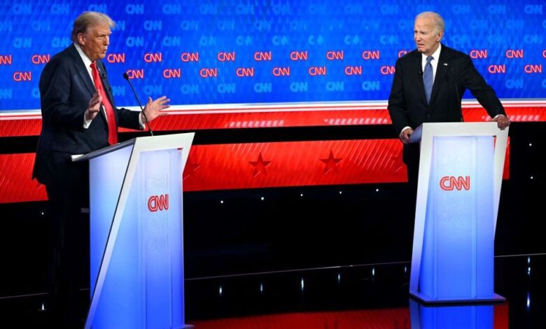 Trump and Biden face off in 1st 2024 debate