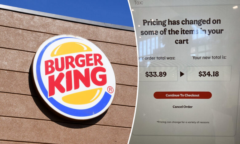 Customer claims Burger King used dynamic pricing increase — at checkout