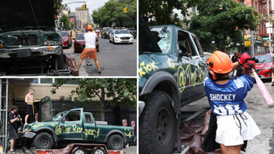 Exclusive | NYPD called for people destroying car in NYC -