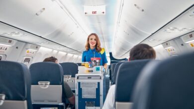 Airplane drink cart.