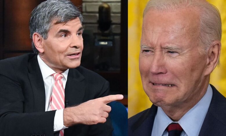 George Stephanopoulos tells random pedestrian that Biden cannot serve another term, then retracts after video hits TMZ