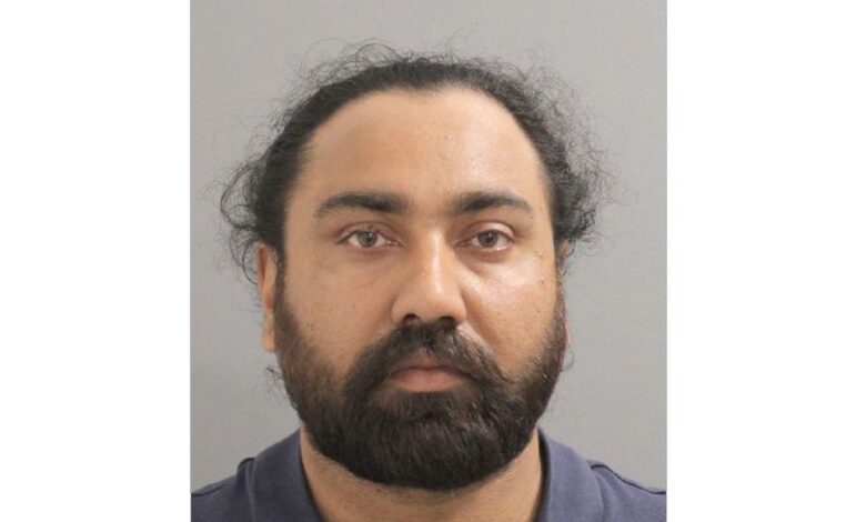 Karamjit Singh, 33, was busted on the Fourth of July for handing over a firework to an 11-year-old boy – who ignited it, causing a fire that spread to two homes, cops said.