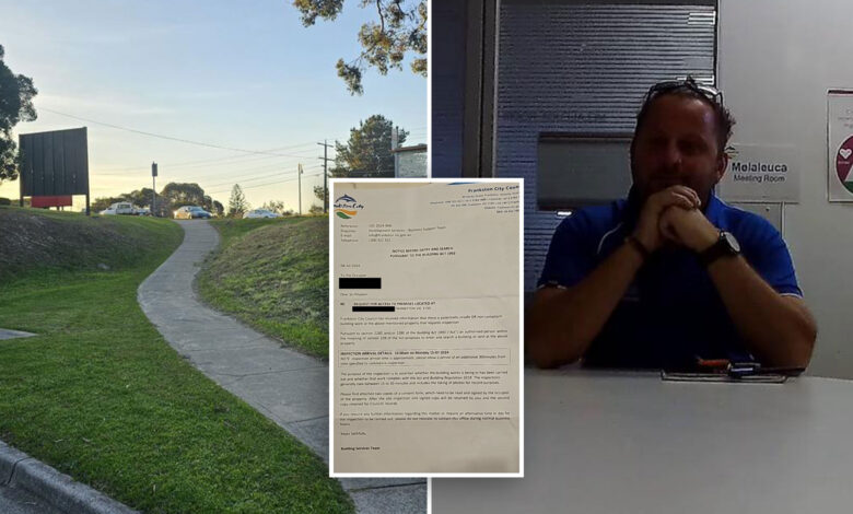 Landscaper claims he's being treated like a 'murderer' after being fined thousands for filling in a dangerous hole