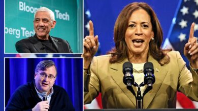Left-leaning Silicon Valley donors divided on Kamala Harris
