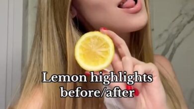 Anastasia Vlakhova is a 26-year-old Bulgarian beauty enthusiast who shares life hacks on TikTok — and one of them is this lemon juice trend.