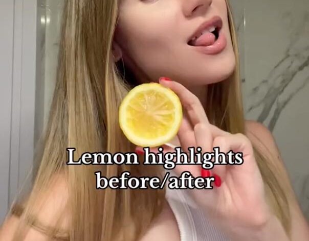 Anastasia Vlakhova is a 26-year-old Bulgarian beauty enthusiast who shares life hacks on TikTok — and one of them is this lemon juice trend.