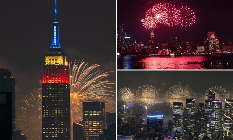 Macy's 4th of July Fireworks light up NYC's skyline