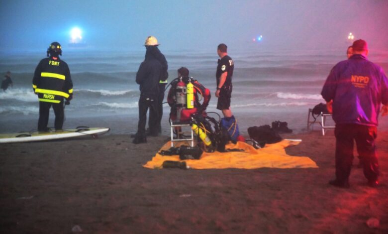 A pair of teenage girls drowned in the waters off Coney Island on Friday night, according to cops.