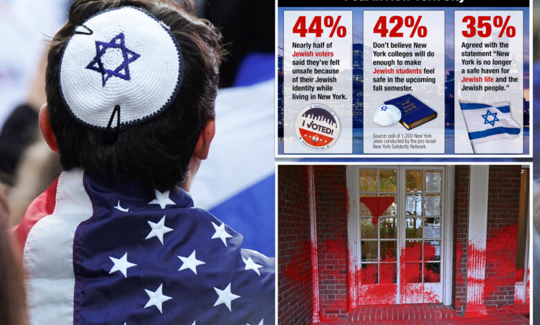 Nearly half of Jewish voters believe NY is unsafe for them, shocking poll finds