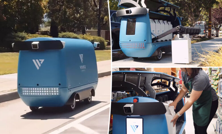 Rugged new robot delivery vehicle promises 'ultra-fast' service