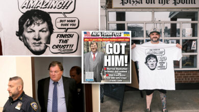 Why NYC pizzeria workers are sporting T-shirts with alleged Gilgo Beach serial killer Rex Heuermann's face