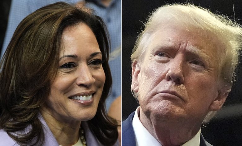 Kamala Harris and Donald Trump