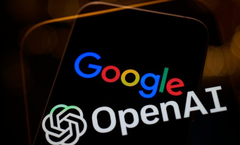 Google, Open AI logos