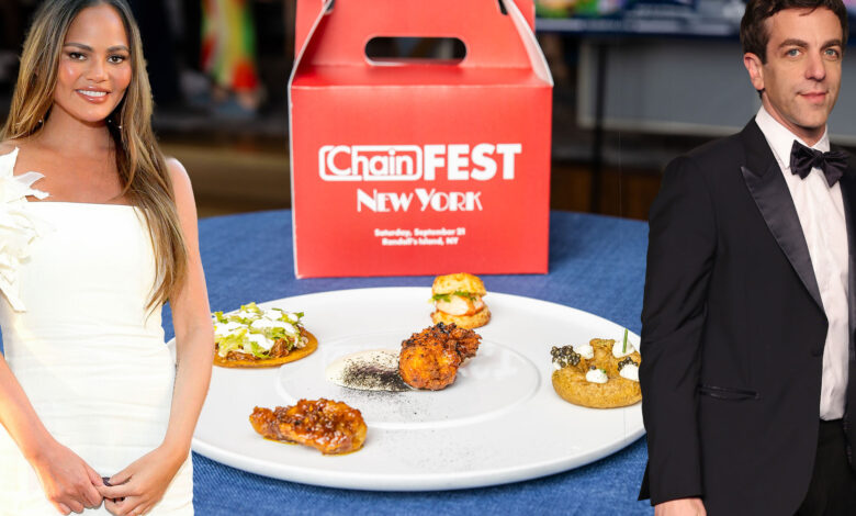 Chrissy Teigen, BJ Novak want New Yorkers to eat at chain restaurants