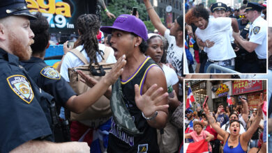 Cops shut down NYC Dominican Day Parade as unruly crowd swarms 6th Ave. and teen slashes 65yo: sources