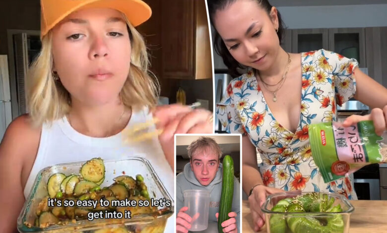 Eating a whole cucumber a day is the latest TikTok trend