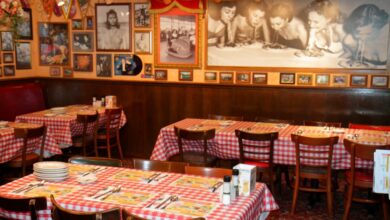 The interior of Buca di Beppo Italian Restaurant