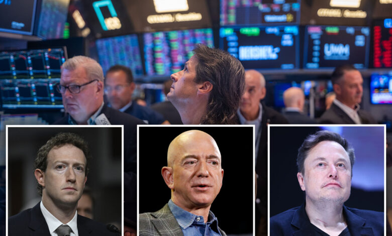 Jeff Bezos loses $23B as Wall Street meltdown slams world's richest people