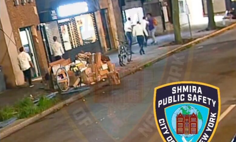 Video released by Shmira Public Safety of Crown Heights shows the attack on Saturday, Aug. 10.