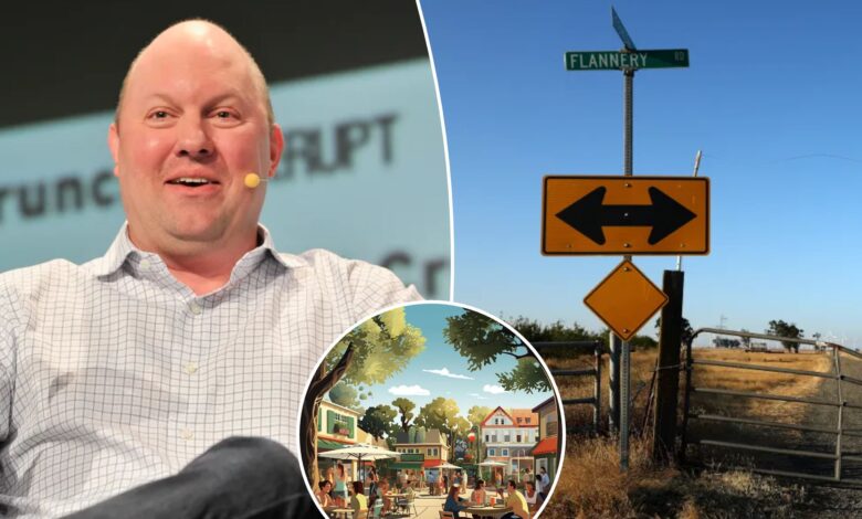 Marc Andreessen's family plans 'visionary' development near 'California Forever' project: report