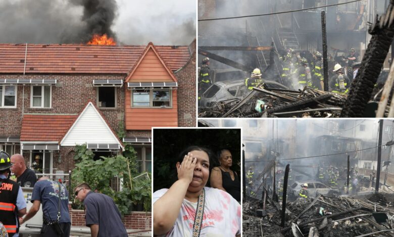 NYC fire engulfs seven homes; 11 firefighters injured: FDNY