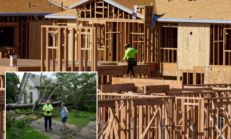 New-home construction slumps for 5th straight month