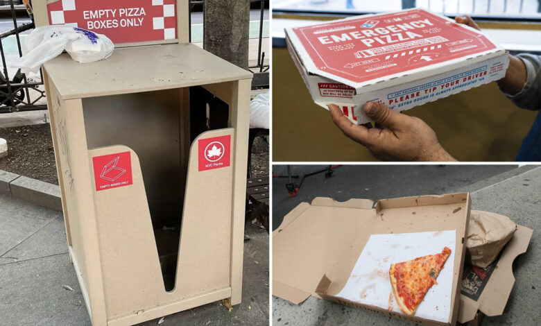 Oh, rats! Pizza-friendly trash bins installed in some NYC parks