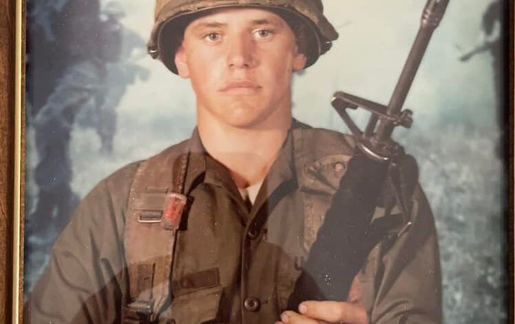 Tim Walz during his time at the National Guard