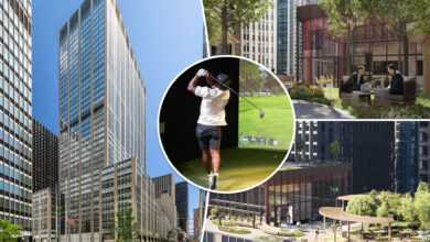 1290 Sixth Avenue skyscraper adds 'eagle' nest with Five Iron Golf