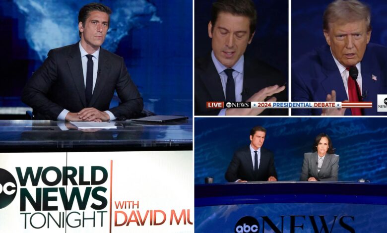 ABC's David Muir sees newscast ratings tank after debate