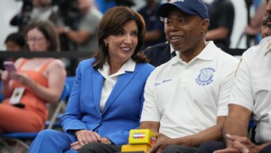 Kathy Hochul and Eric Adams