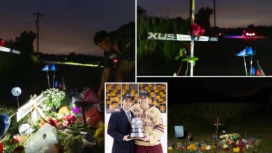 Hockey sticks, Gatorade left in tribute on NJ road where NHL star Johnny Gaudreau, brother Matthew were killed