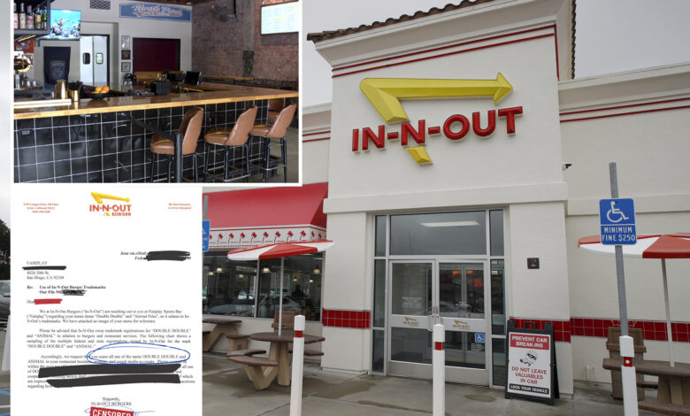 In-N-Out Burger issues cease-and-desist to small California eatery