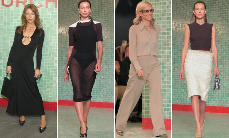 Newly minted pop star Ivy Getty talks laying floors at Tory Burch's spring show
