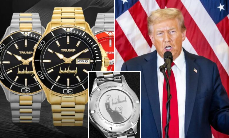 Trump unveils latest collectible -- and it sells for $100K