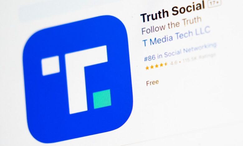 Truth Social app