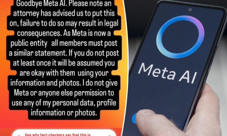 Viral 'Goodbye Meta AI' post is a hoax, won't protect data