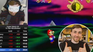 Blindfolded 'Super Mario 64' player sets a new record