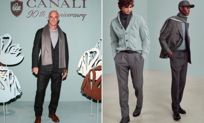 Christopher Meloni says Canali cashmere is the next best thing to being naked