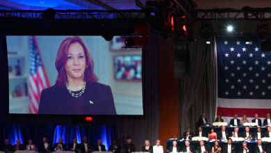 Kamala Harris at Al Smith dinner