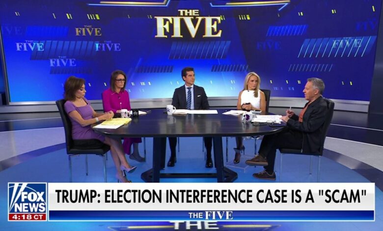 view of Fox News' "The Five" roundtable show.