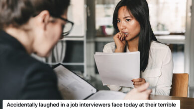 I went for a job interview — these insane job conditions caused me to laugh out loud