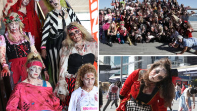 Mombies take Manhattan with their Halloween flash mob