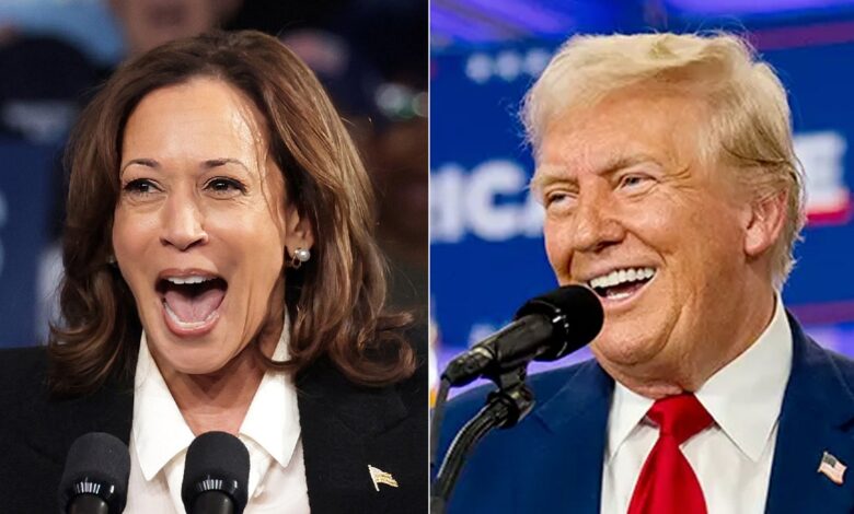 Kamala Harris and Donald Trump