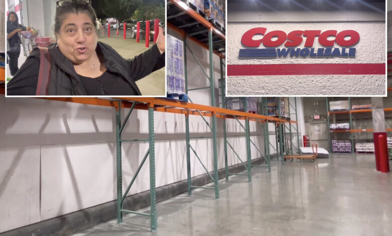 NYC Costco shoppers empty shelves in panic over port strike