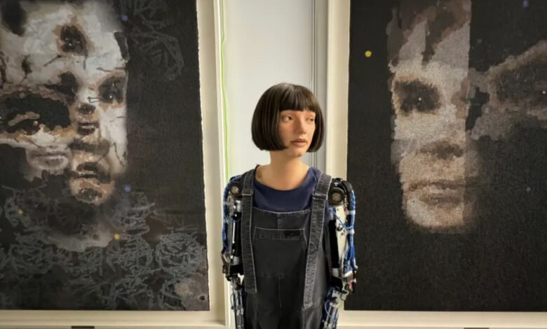 Sotheby's to auction painting by humanoid robot in a futuristic first