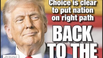 New York post cover of Trump endorsement